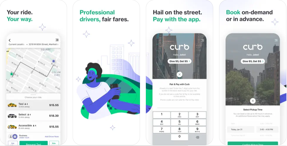 Curb - ride sharing app