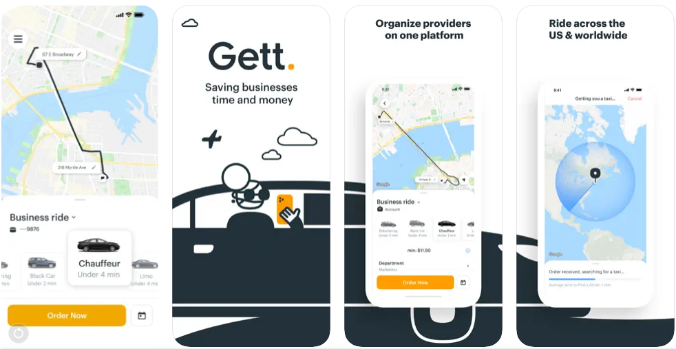 Gett - ride sharing app