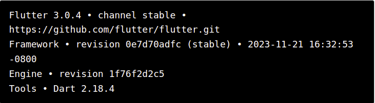 how to check dart version in flutter using flutter version command itechnolabs